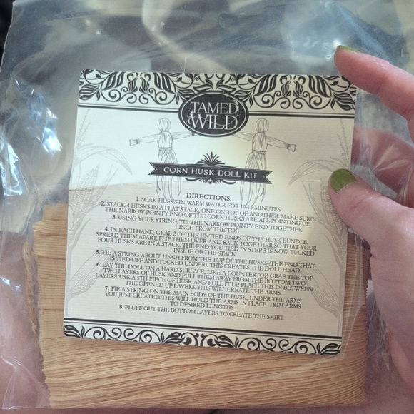 Tamed Wild Corn Husk Doll Kit - Picture 1 of 1